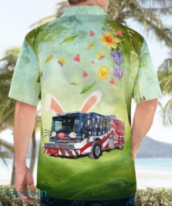 Central County Fire Truck, Easter Hawaiian Shirt Beach Summer Shirt Product Photo 2