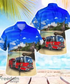 Central Pierce Fire & Rescue Beach Hawaiian Shirt Summer Gift