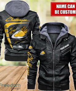 Challenger 2D Leather Jacket For Men Custom Name Special Gift Ideas Product Photo 1