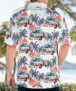 Charlestown, Indiana, Charlestown Fire Department Aloha Hawaiian Shirt Product Photo 2