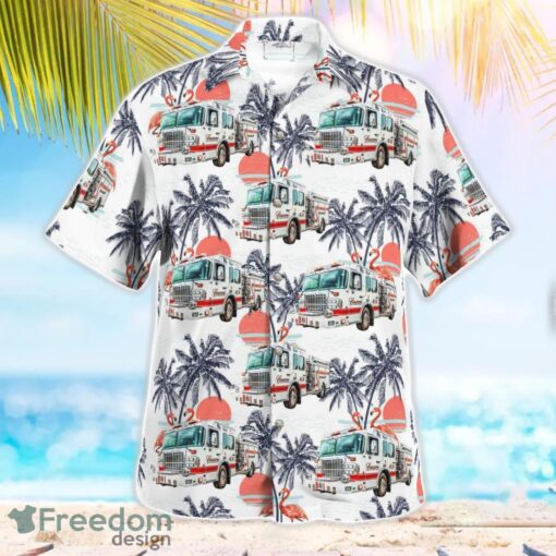 Charlestown, Indiana, Charlestown Fire Department Aloha Hawaiian Shirt Product Photo 3