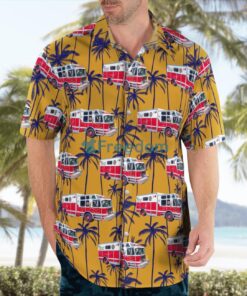 Charlotte Fire Department, North Carolina HazMat Hawaiian Shirt Beach Summer Shirt Product Photo 3