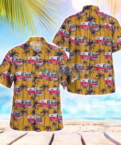 Charlotte Fire Department, North Carolina HazMat Hawaiian Shirt Beach Summer Shirt