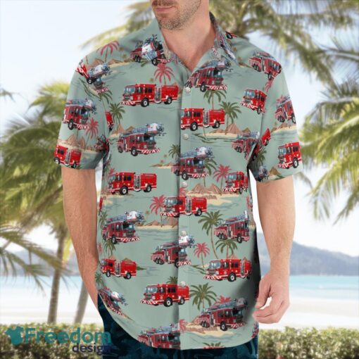 Chattanooga, Tennessee, Chattanooga Fire Department Summer Hawaiian Shirt For Men Women Product Photo 4