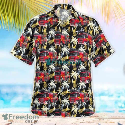 Cheshire Fire and Rescue Service Scania Hawaiian Shirt Gift For Summer Vacation Product Photo 2