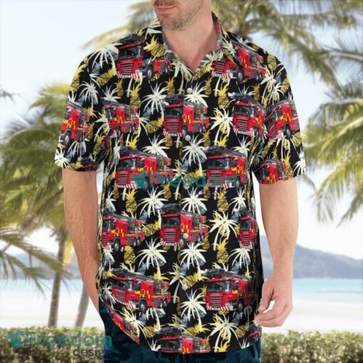 Cheshire Fire and Rescue Service Scania Hawaiian Shirt Gift For Summer Vacation Product Photo 3