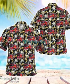 Cheshire Fire and Rescue Service Scania Hawaiian Shirt Gift For Summer Vacation