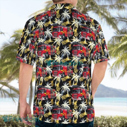 Cheshire Fire and Rescue Service Scania Hawaiian Shirt Gift For Summer Vacation Product Photo 4