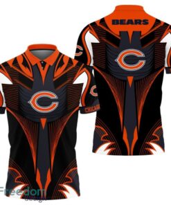 Chicago Bears Abstract Pattern Polo Shirt