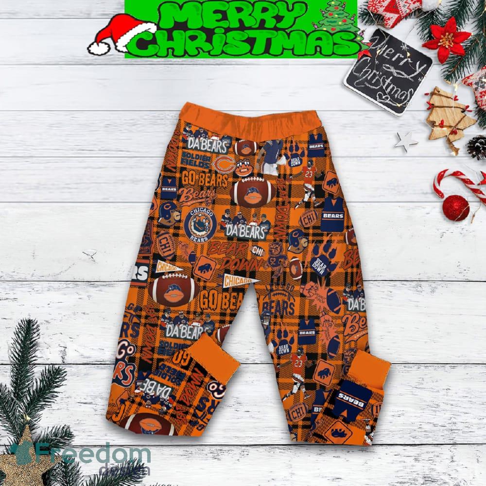 Chicago Bears Grinch They Hate Us Christmas Fleece Pajamas Set Full Print Christmas For Women image Chicago Bears Grinch They Hate Us Christmas Fleece Pajamas Set Full Print Christmas For Women - Chicago Bears Grinch They Hate Us Christmas Fleece Pajamas Set-2