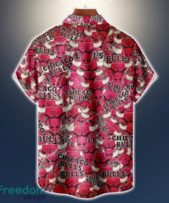 Chicago Bulls Logo All Printed 3D Hawaiian Shirt For Fans NBA Hawaiian Shirt Product Photo 2