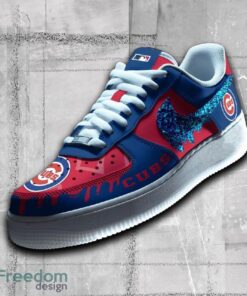 Chicago Cubs MLB AF1 Shoes Statement All Over Print Gift Air Force 1 Sneaker