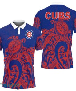 Chicago Cubs Turtle Polynesian Pattern Polo Shirt