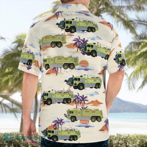 Chicago Fire Department O'Hare International Airport Hawaiian Shirt Beach Shirt Summer Holiday Gift Product Photo 2