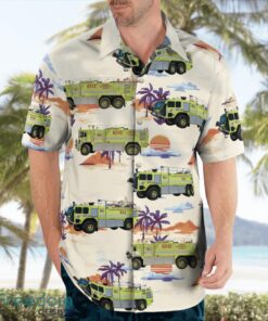 Chicago Fire Department O'Hare International Airport Hawaiian Shirt Beach Shirt Summer Holiday Gift Product Photo 3