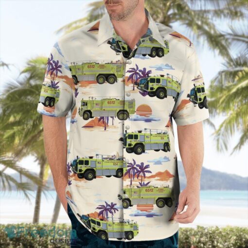 Chicago Fire Department O'Hare International Airport Hawaiian Shirt Beach Shirt Summer Holiday Gift Product Photo 3