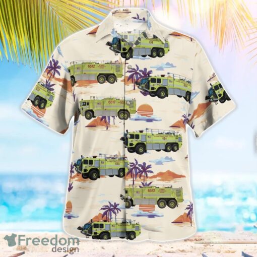 Chicago Fire Department O'Hare International Airport Hawaiian Shirt Beach Shirt Summer Holiday Gift Product Photo 4