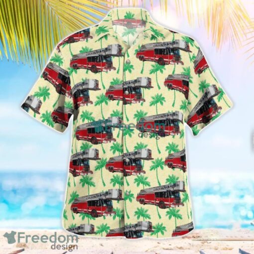 Chicago Fire Department Tower Ladder Hawaiian Shirt Beach Summer Shirt Product Photo 2