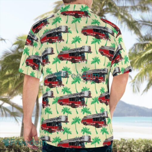 Chicago Fire Department Tower Ladder Hawaiian Shirt Beach Summer Shirt Product Photo 4