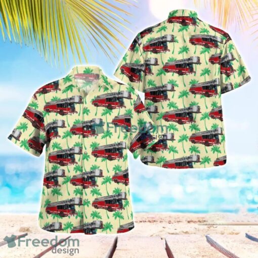 Chicago Fire Department Tower Ladder Hawaiian Shirt Beach Summer Shirt Product Photo 1