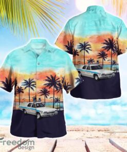 Chicago, Illinois, Chicago Police Department 1974 Dodge Monaco Aloha Hawaiian Shirt