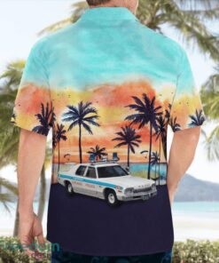 Chicago, Illinois, Chicago Police Department 1974 Dodge Monaco Aloha Hawaiian Shirt Product Photo 4