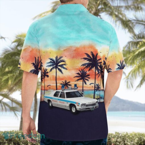 Chicago, Illinois, Chicago Police Department 1974 Dodge Monaco Aloha Hawaiian Shirt Product Photo 4