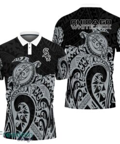 Chicago White Sox Turtle Polynesian Pattern Polo Shirt