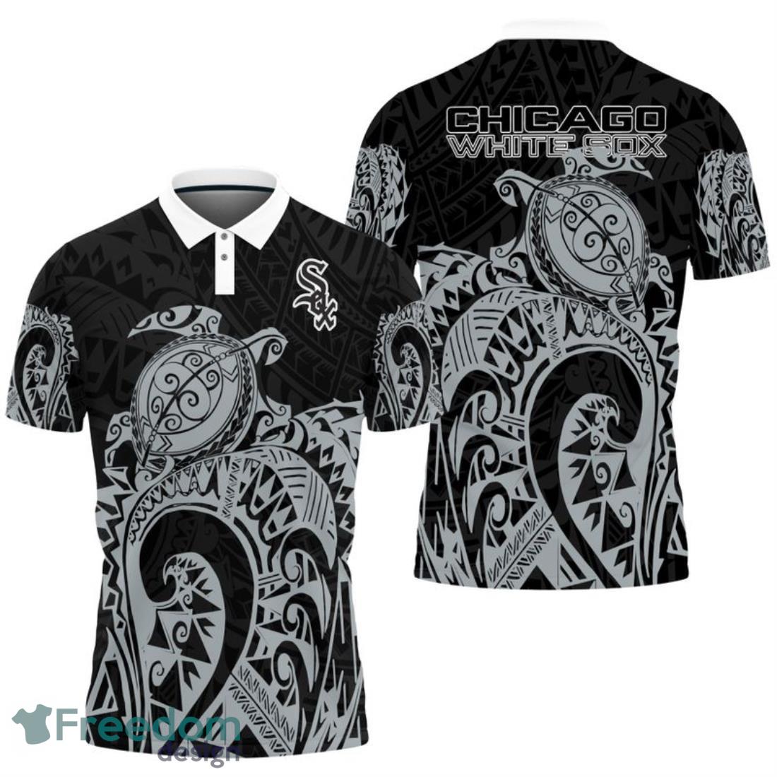 Chicago White Sox Turtle Polynesian Pattern Polo Shirt image Chicago White Sox Turtle Polynesian Pattern Polo Shirt Product Photo 1