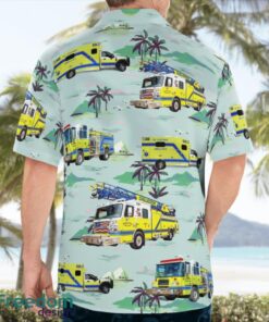 Chillicothe, Missouri Fire Department 3D Summer Aloha Hawaiian Shirt Product Photo 2