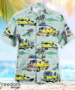 Chillicothe, Missouri Fire Department 3D Summer Aloha Hawaiian Shirt Product Photo 3