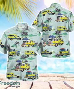 Chillicothe, Missouri Fire Department 3D Summer Aloha Hawaiian Shirt