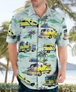 Chillicothe, Missouri Fire Department 3D Summer Aloha Hawaiian Shirt Product Photo 4