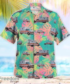 Chowan County EMS Hawaiian Shirt Beach Summer Shirt Product Photo 3