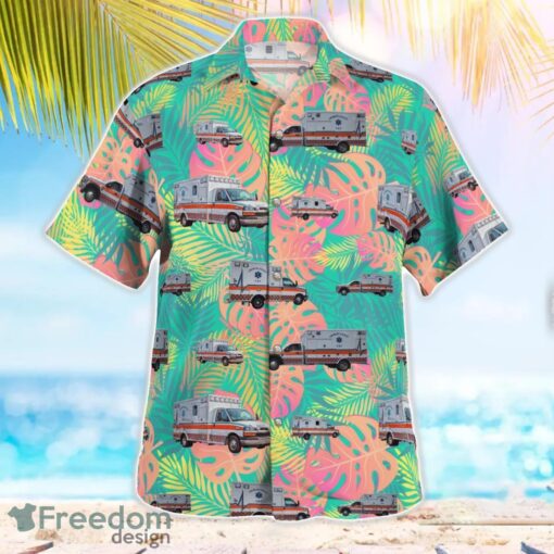 Chowan County EMS Hawaiian Shirt Beach Summer Shirt Product Photo 3