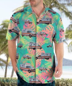 Chowan County EMS Hawaiian Shirt Beach Summer Shirt Product Photo 4