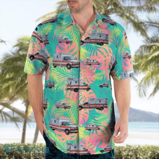 Chowan County EMS Hawaiian Shirt Beach Summer Shirt Product Photo 4