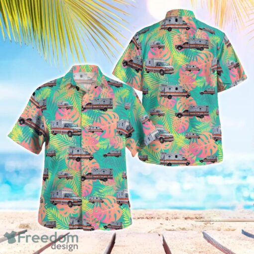 Chowan County EMS Hawaiian Shirt Beach Summer Shirt Product Photo 1