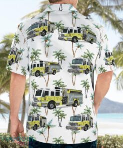 Cicero Fire Department 3D Hawaiian Shirt Product Photo 2