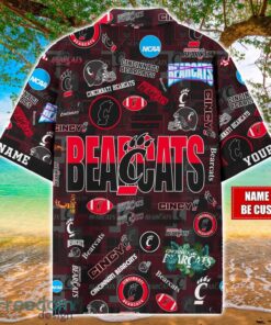 Cincinnati Bearcats Logo Hawaiian Shirt For Fans Trending Beach Shirt Custom Name Product Photo 2