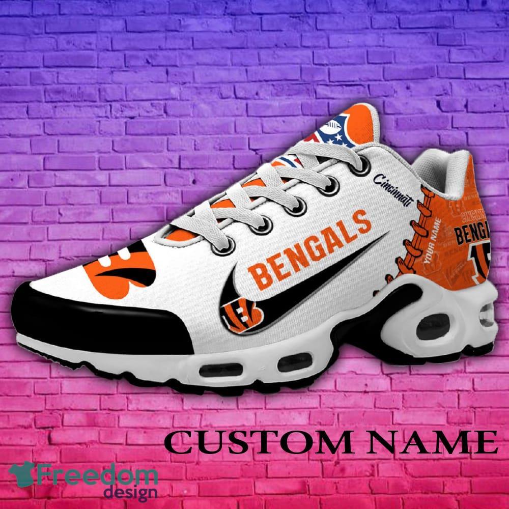 Cincinnati Bengals NFL New Personalized Air Cushion Sport Shoes For Fans Gift image Cincinnati Bengals NFL New Personalized Air Cushion Sport Shoes For Fans Gift - Cincinnati Bengals New Air Cushion Sport Shoes_1