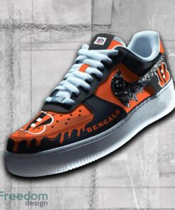 Cincinnati Bengals NFL Sparkling AF1 Shoes Casual All Over Print Gift Air Force 1 Sneaker Cincinnati Bengals NFL Sparkling AF1 Shoes Casual All Over Print Gift Air Force 1 Sneaker