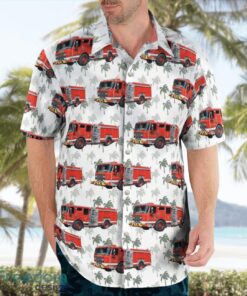 Cincinnati Fire Department, Ohio Fire Engine Hawaiian Shirt Beach Summer Shirt Product Photo 3