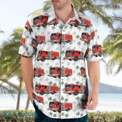 Cincinnati Fire Department, Ohio Fire Engine Hawaiian Shirt Beach Summer Shirt Product Photo 3