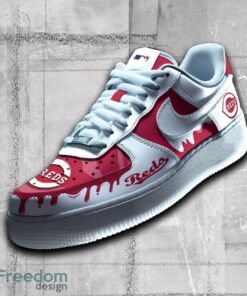 Cincinnati Reds MLB AF1 Shoes Chic All Over Print Gift Air Force 1 Sneaker