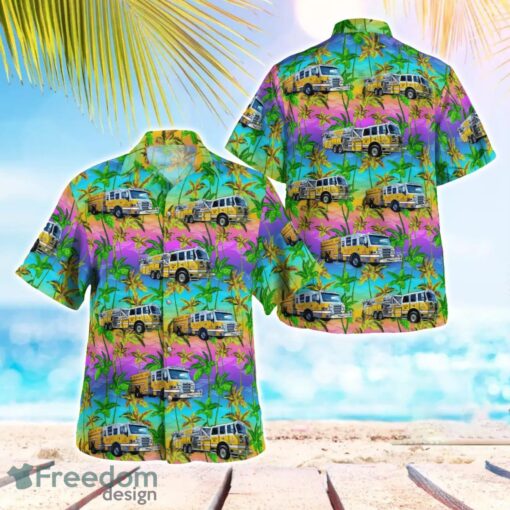 City of Alabaster, Alabama, Alabaster Fire Department Beach Hawaiian Shirt Product Photo 1