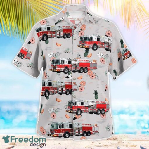 City of Atlanta Fire Rescue Department Beach Hawaiian Shirt Summer Gift Product Photo 2