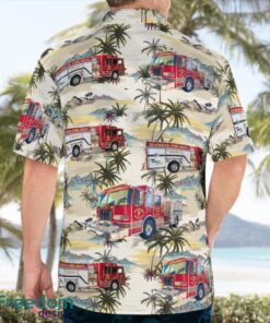 City Of Buckeye Fire Department, Arizona 3D Hawaiian Shirt Product Photo 2