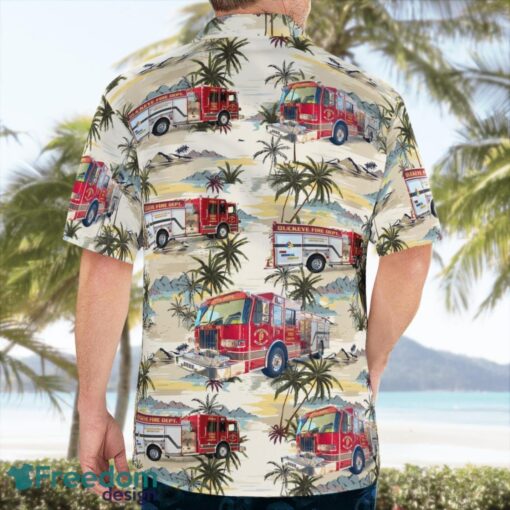 City Of Buckeye Fire Department, Arizona 3D Hawaiian Shirt Product Photo 2