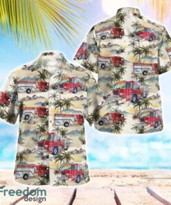 City Of Buckeye Fire Department, Arizona 3D Hawaiian Shirt Product Photo 1